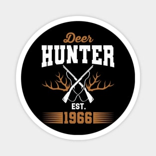 Gifts for 55 Year Old Deer Hunter 1966 Hunting 55th Birthday Gift Ideas Magnet